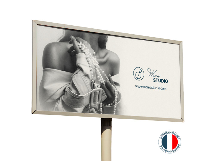 Affiche grand format extérieur