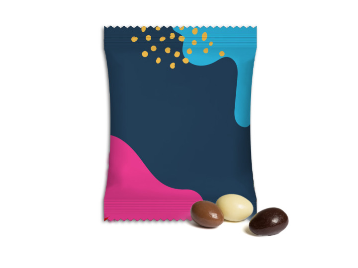 Amandes enrobées de chocolat lindt personnalisable