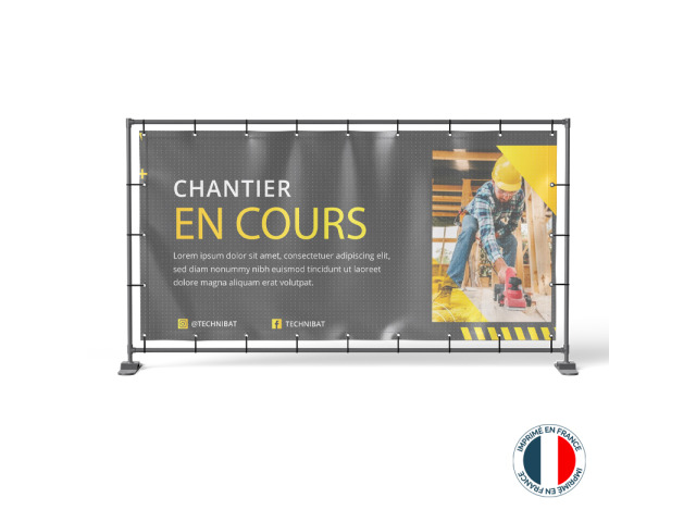 Bâche  Banderole Microperforée