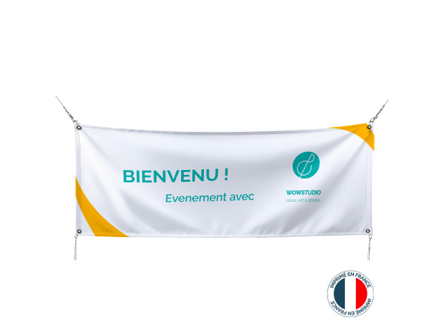 Bâche  Banderole Tissu