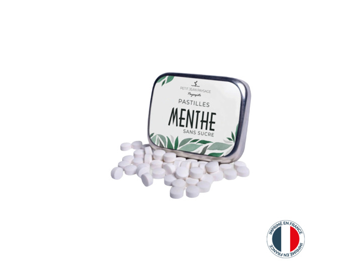 Boite pastilles personnalisée