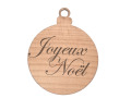 Boule de no&euml;l bois &ndash; france