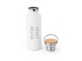 Bouteille 570 ml en acier inoxydable 36% recycl&eacute; personnalisable