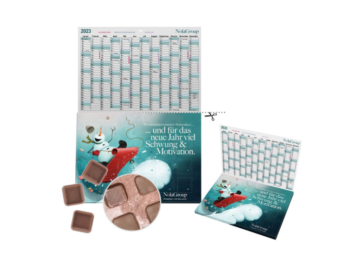 Calendrier de lAvent A5 avec Calendrier Annuel