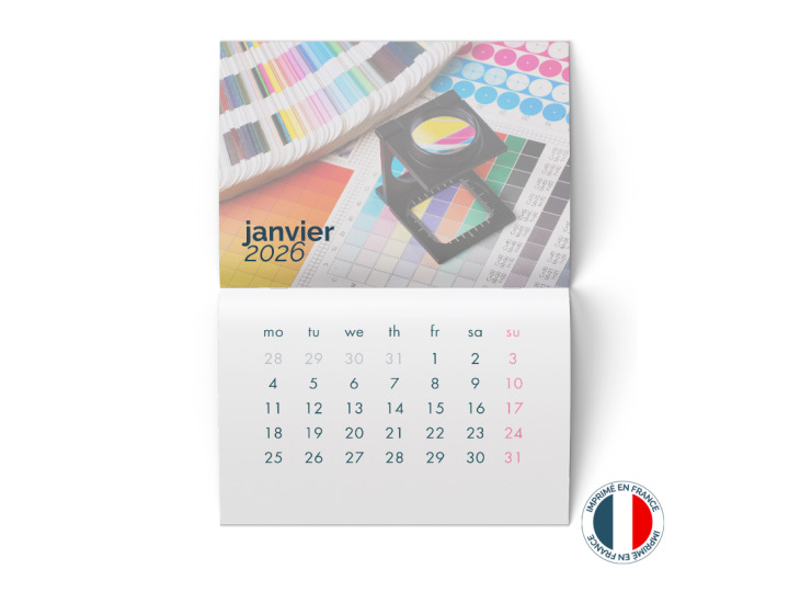 Calendrier Mural Agrafé