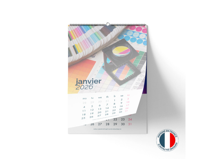 Calendrier Mural Spirale