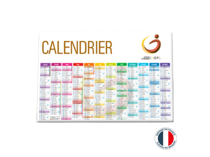 Calendrier Rembordé