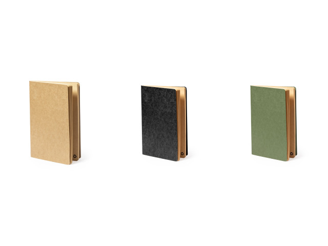 Carnet 60 feuilles en carton recyclé personnalisable