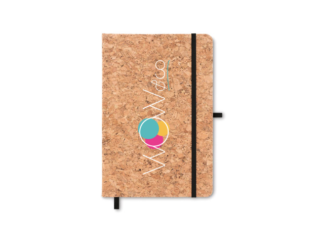 Carnet A5 à couverture rigide avec bande élastique personnalisable