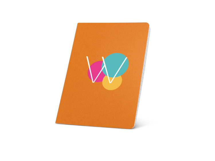 Carnet A5 papier 100% recycl&eacute; personnalisable