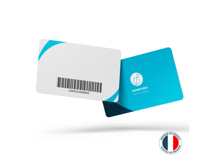Carte  Badge PVC à code barres