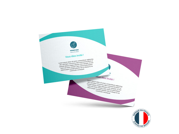 Carte dinvitation et correspondance A6