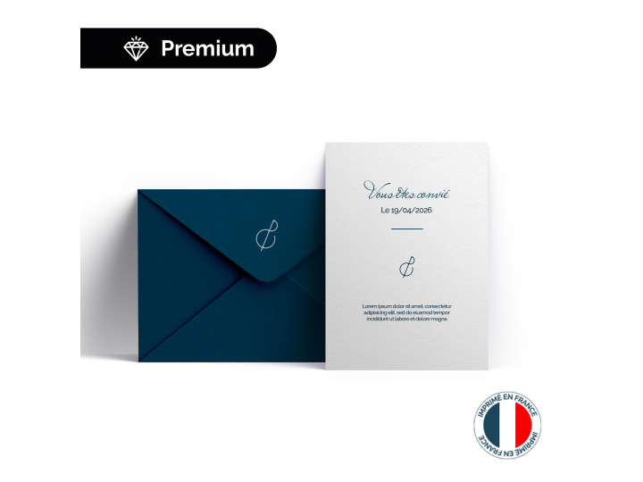 Carte dinvitation et correspondance premium