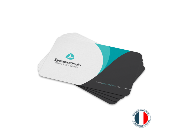 Carte de visite coins arrondis