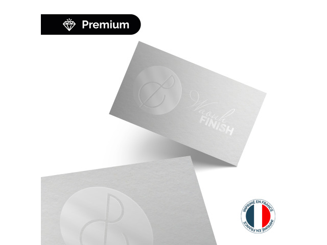 Carte de visite vernis sélectif