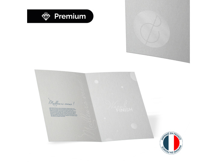 Carte de Vœux Vernis Sélectif