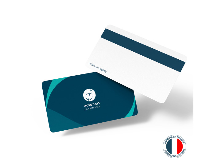 CarteBadge PVC à bande magnétique