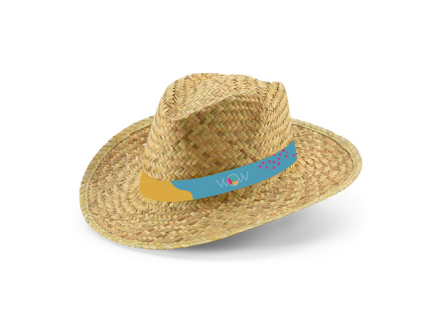 Chapeau en paille naturelle