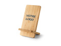 Chargeur sans fil rapide 15W en bambou personnalisable