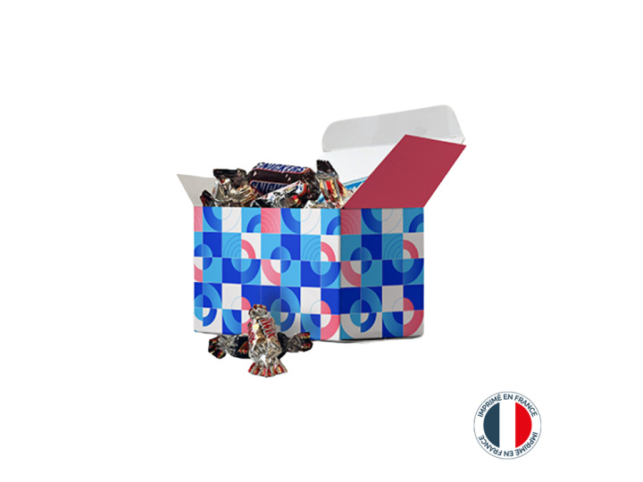 Coffret Friandises personnalisé  Rectangulaire