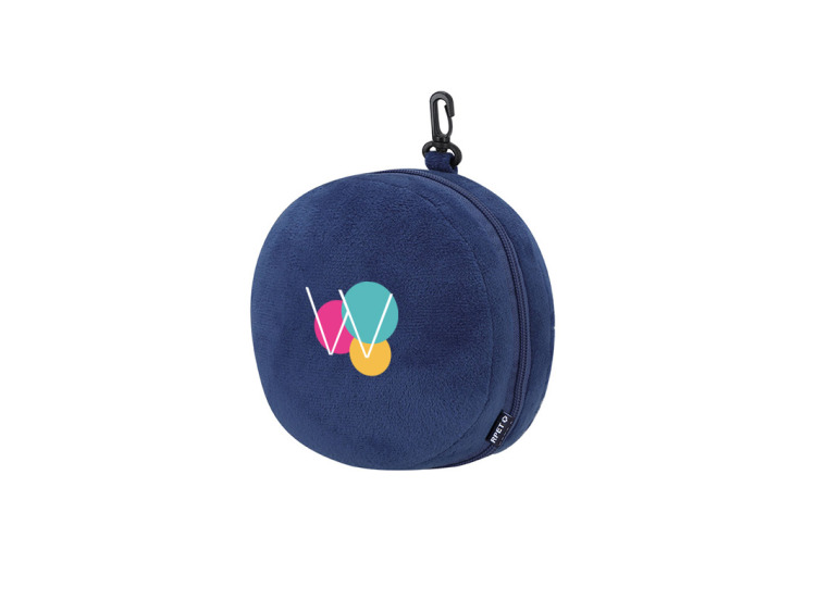 Coussin Masque Voyage RPET personnalisable