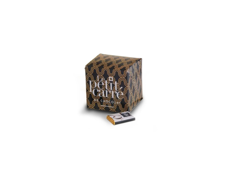 Cube 10 Carrés de Chocolat Personnalisé