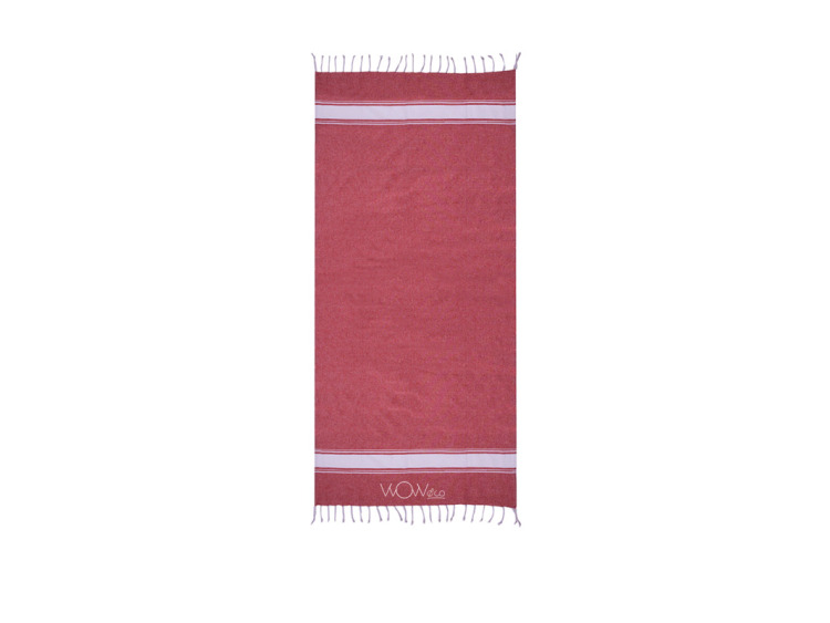 Fouta bicolore 80% coton