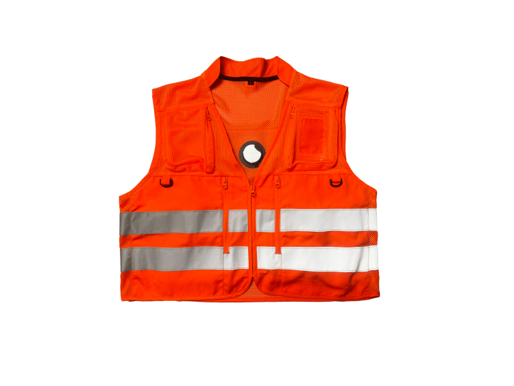 Gilet workwear intelligent avec module de refroidissement int&eacute;gr&eacute;