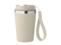 Gobelet isotherme 350 ml avec couvercle bambou personnalisable