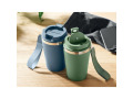 Gobelet isotherme 350 ml avec couvercle bambou personnalisable