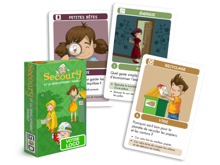 Jeu des 7 familles personnalisé  développement durable