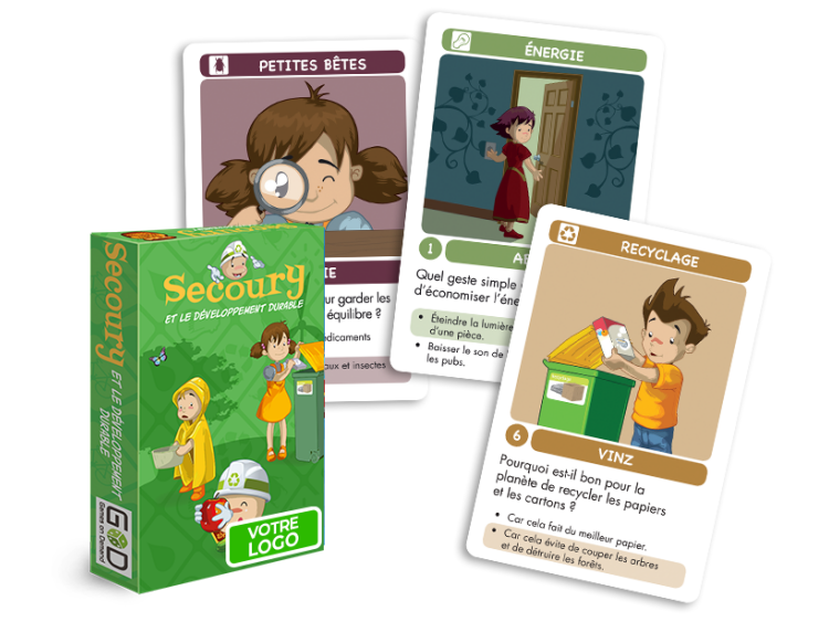 Jeu des 7 familles personnalis&eacute; - d&eacute;veloppement durable