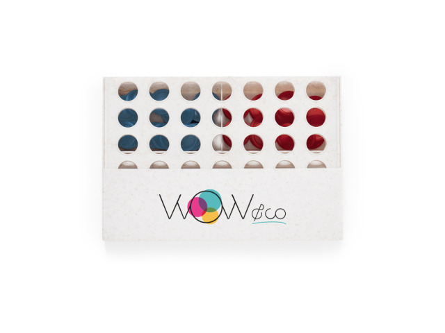 Jeu Puissance 4 Paille de bléABS personnalisable