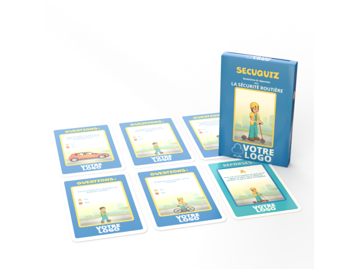 Jeu secuquizpersonnalisable  33 cartes