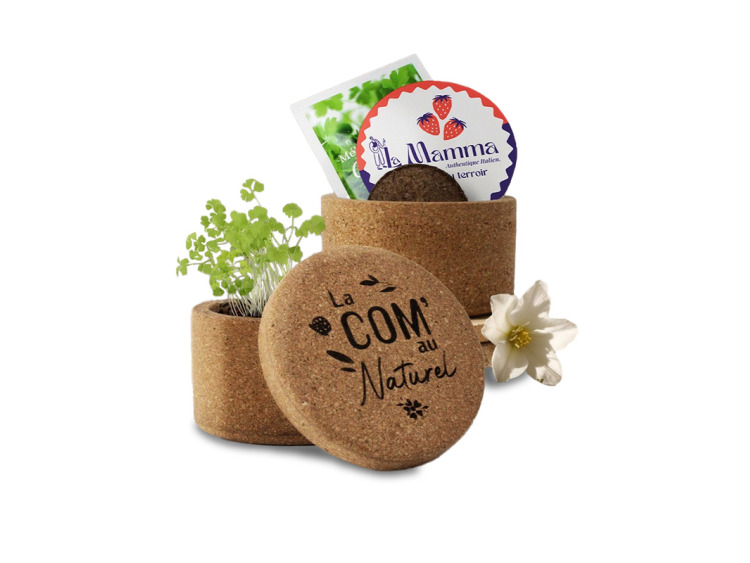 Kit de plantation pot li&egrave;ge personnalisable