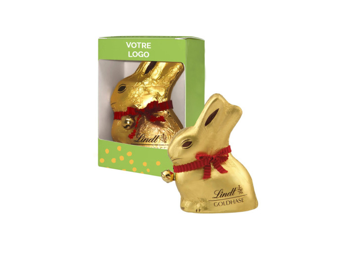 Lapin de Pâques Lindt Personnalisé