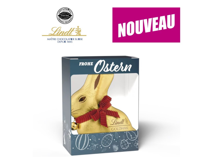 Lapin d&lsquo;or lindt 50 g personnalisable