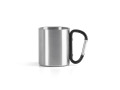 Mug double paroi acier et anse mousqueton 230 ml personnalisable