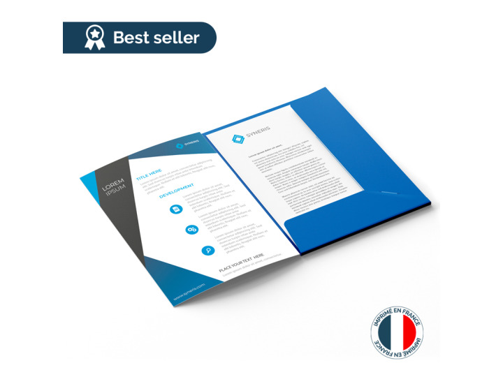 Pochette rabat personnalisée