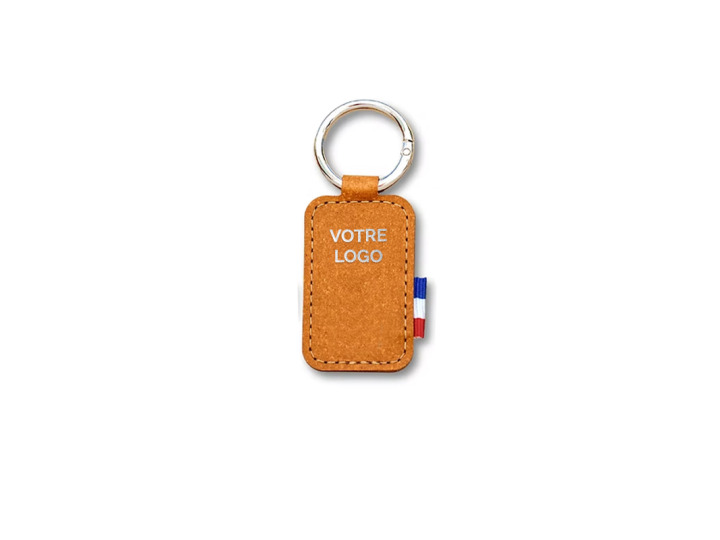 Porte cles rectangulaire personnalisable