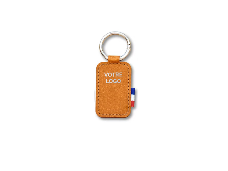 Porte cles rectangulaire personnalisable