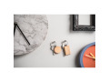 Porte-cl&eacute;s rond en bois de h&ecirc;tre personnalisable