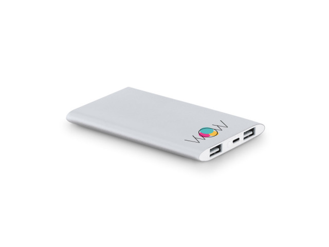 Powerbank 7 200 mAh en aluminium recyclé personnalisable