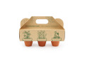 Pr&eacute;sentoir 3 pots &ndash; kit de plantation personnalisable
