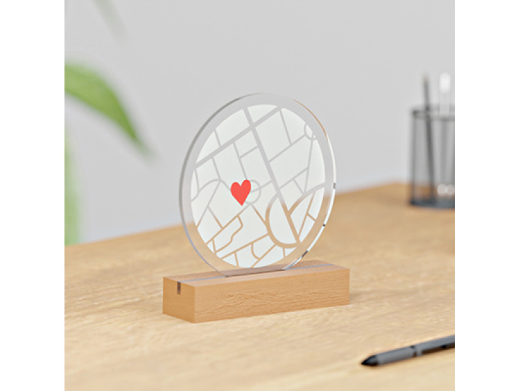 Troph&eacute;e base bois