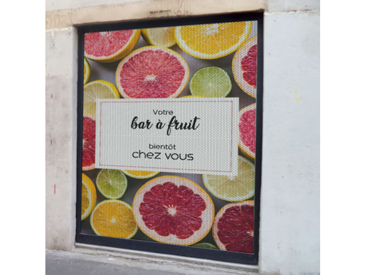 Vinyle Adh&eacute;sif Microperfor&eacute;