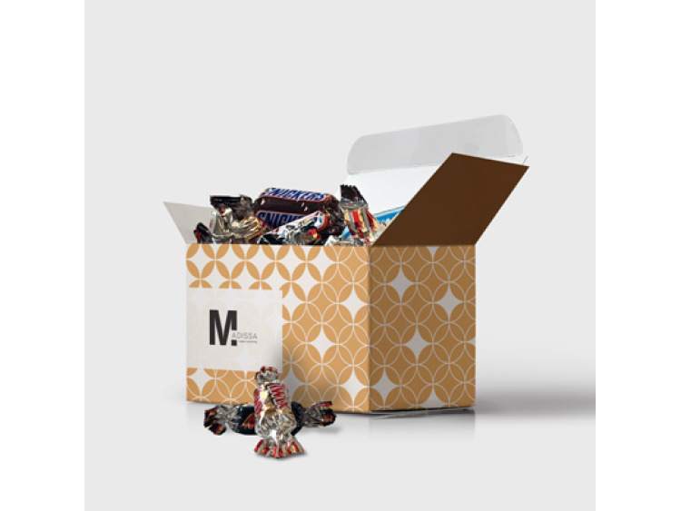 Coffret Friandises personnalisé - Rectangulaire