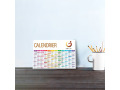 Calendrier rembordé personnalisé