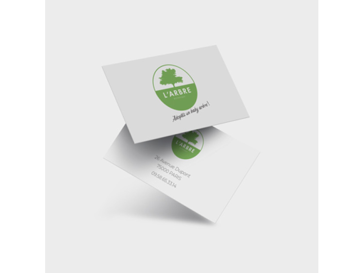 Carte de visite écologique