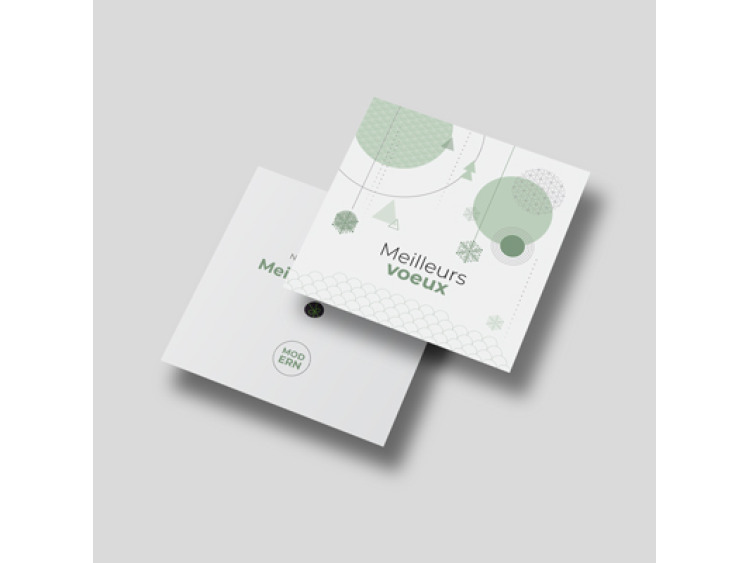 CARTE DE VOEUX ÉCOLOGIQUE